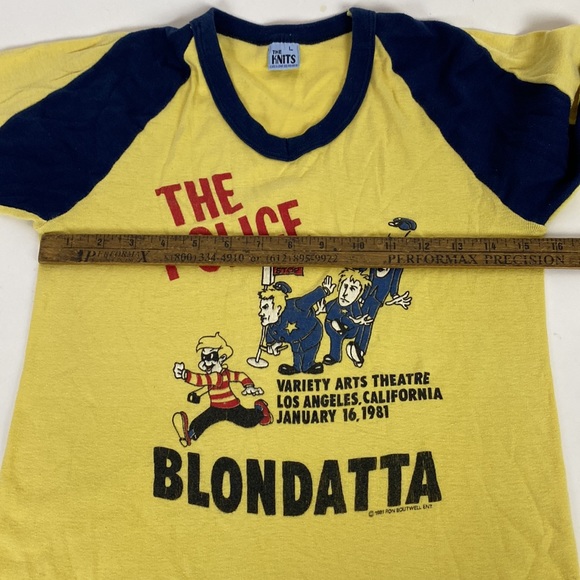 The Police Variety Arts Theater Los Angeles California Jan 16,1981 Women’s Tee L - Picture 7 of 12